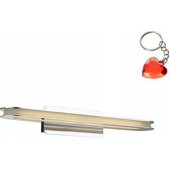 Nástěnné svítidlo Nástěnné svítidlo Italux stříbrné s integrovaným LED zdrojem 8 W