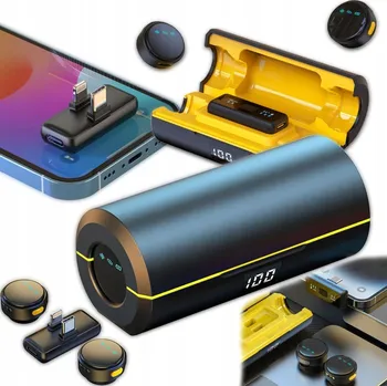 Mikrofon Kondenzátorový mikrofon Hollyland Lark M2 Duo Mobile White