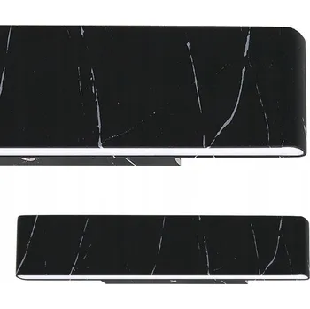 Nástěnné svítidlo Nástěnné svítidlo Milagro černé, integrovaný LED zdroj 12 W