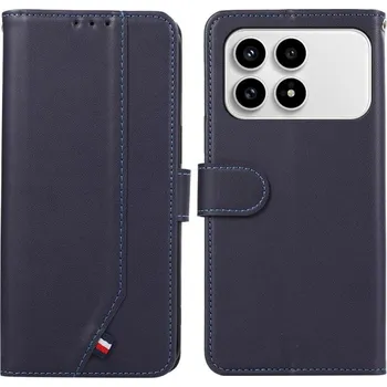 Pouzdro na mobilní telefon ABEEL 130566 ABEEL DELICATE Peněženkové pouzdro POCO F8 Pro modrý