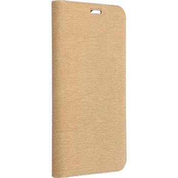 Pouzdro na mobilní telefon Pouzdro s klopou / Knižkové pouzdro LUNA Book Gold pro XIAOMI Redmi NOTE 14 4G zlaté