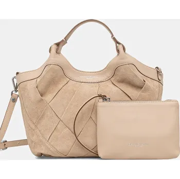 Kabelka Semišová kabelka Gianni Chiarini DUA BS.12349.INT.CM béžová 80X, vel. ONE SIZE