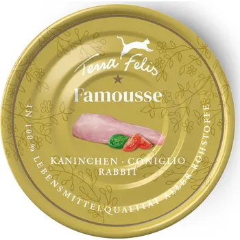 Krmivo pro kočku Terra Felis Famousse Králík 12x80 g