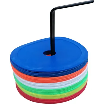 Sportovní kužel MERCO Značka na podlahu kruh - 6x4, sada 24 ks