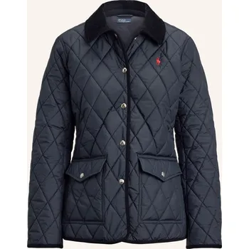 Dámský blejzr Polo Ralph Lauren Dámská Prošívaná Bunda, tmavě modrá, 36