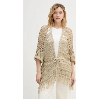 Dámský svetr Kardigan Twinset 261TA4340 béžová 80X, vel. ONE SIZE