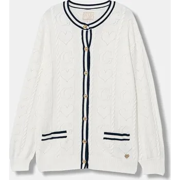 Dívčí oblečení Dětský kardigan Guess J6RR17.Z2BB0.PPY2 bílá 00X, vel. 122-125