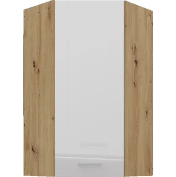 Stolarz Lempert Horní rohová kuchyňská skříňka Artisan 60x60 GN-108 1F Zvolte barevné provedení: artisan / bílý lesk