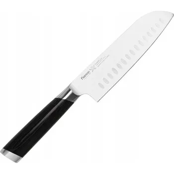 Kuchyňský nůž KUCHYŇSKÝ NŮŽ SANTOKU NŮŽ NŮŽ FISSMAN FUJIWARA JAPONSKÁ OCEL AUS6