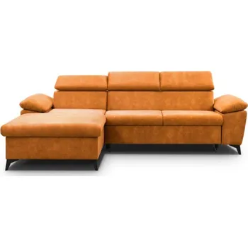 Sedací souprava COLMA rohová sedací souprava, pravá, skořicová