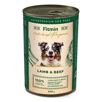 Krmivo pro psa Fitmin dog NP konz. jehněčí a hovězí 400g