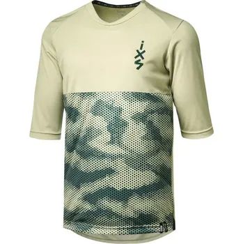 cyklistický dres IXS Carve 1.0 3/4 jersey, sand, L L