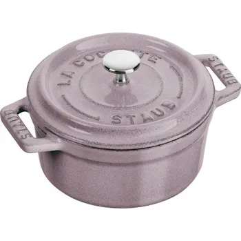 Hrnec Staub Mini Cocotte Mini litinový hrnec kulatý 250 ml, barva višňový květ