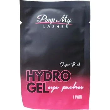 Pleťová maska Černé hydrogelové náplasti pod oči pod oči pro UV Pimp My Lashes