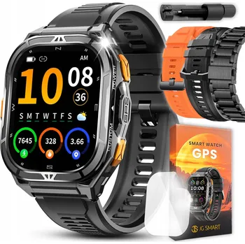 Chytré hodinky Chytré Hodinky JG Smart X5 GPS AMOLED černé 5 ATM