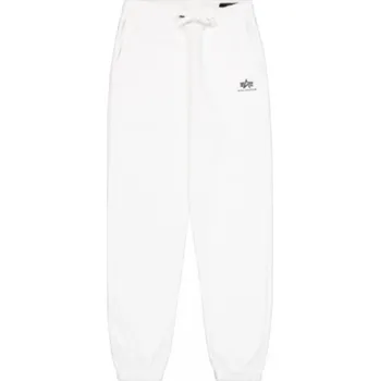 Pánské oblečení Kalhoty Alpha Industries Basic Jogger Small Logo II 156370 09 Bílé M