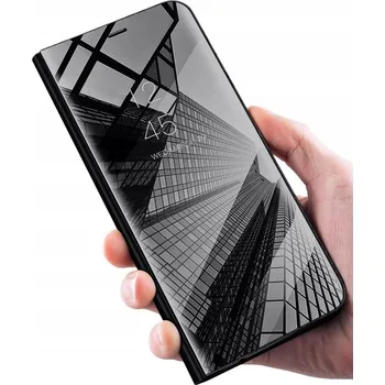 Pouzdro na mobilní telefon Flipové pouzdro RCBR pro Xiaomi Redmi Note 13 Pro 4G / Poco M6 Pro 4G MIRROR CASE černé