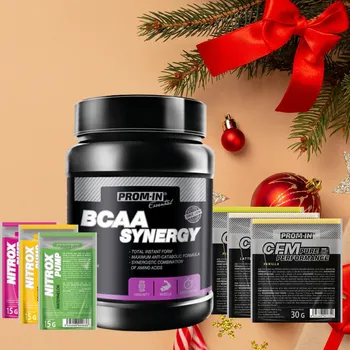 Aminokyselina AKCE Prom-In Essential BCAA Synergy 550 g + ZDARMA 6x vzorek
