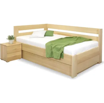 Postel BedWorld Valentin 120x200 cm šedá