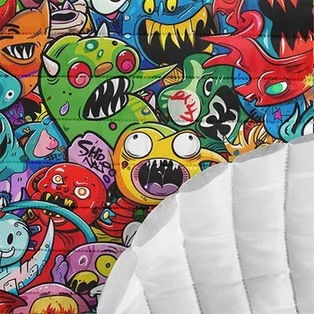 Prošívaná šusťákovina monster