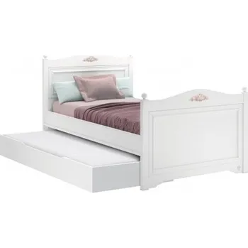 Postel Postel 120x200cm s přistýlkou Ballerina - bílá