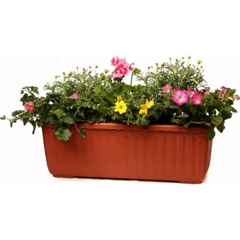 Květináč Balkonový truhlík 100 x 20 cm plast