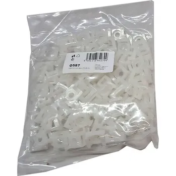 Organizace kabelů Držák stahovací pásky CTH-2B bílý, balení 100ks