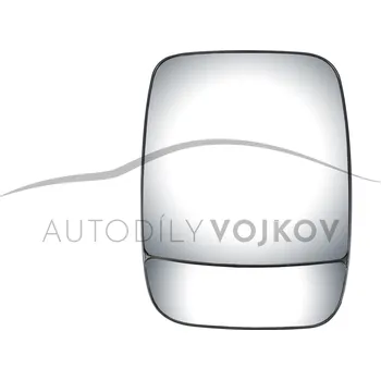 Auto zrcátko Pravé sklo zpětného zrcátka s plastovým držákem Fiat Talento