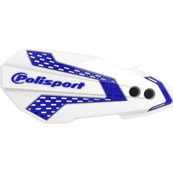Chrániče páček POLISPORT MX FLOW 8308200016 s montážní sadou bílo/modré