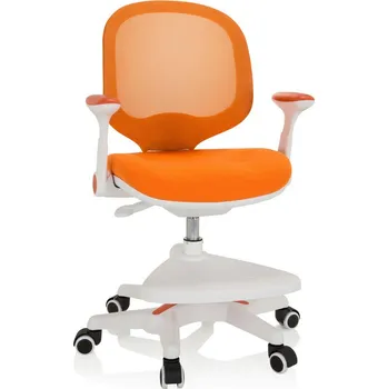 MID.YOU OTOČNÁ ŽIDLE PRO MLÁDEŽ, síťovina, oranžová - 001918050104