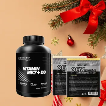 Fitness strava AKCE Prom-In Vitamin MK7 + D3 60 cps + ZDARMA 2x vzorek