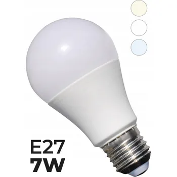 Žárovka LED ŽÁROVKA 7W (ekvivalent 60W) E27 A55 630lm 6500K STUDENÁ BÍLÁ HEDA HD110