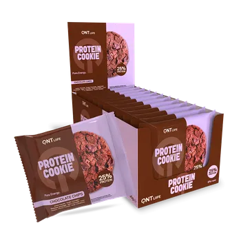 QNT Protein Cookie - QNT, příchuť Chocolate Chips Box 12 kus