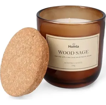 Svíčka Parafínová vonná svíčka Wood Sage Homla 1 ks