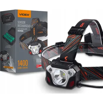 Čelovka Videx 1400 lm LED