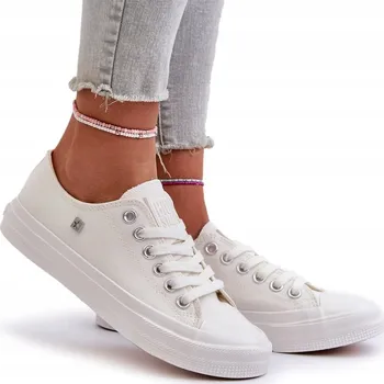 Dámské tenisky Dámské tenisky bílé nízké šněrovací Big Star NN274285 velikost 38