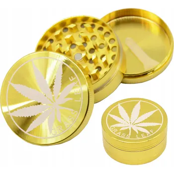 Kuchyňský mlýnek Drtička/Mlýnek na bylinky, kovová, 4-dílná