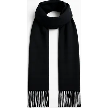 Šála Zimní šál, šála, hladká, uni - černá
