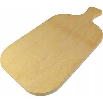 Kuchyňské prkénko DŘEVĚNÉ PRKÉNKO NA KROJENÍ ZELENINY S RUKOJETÍ BUK 38x20CM