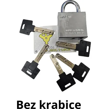 Visací zámek Zámek visací padlock 8 pop mul-t-lock bezpečnostní