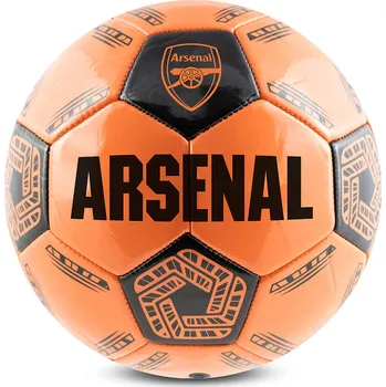 Fotbalový míč Arsenal LED Glow Football oranžový 5