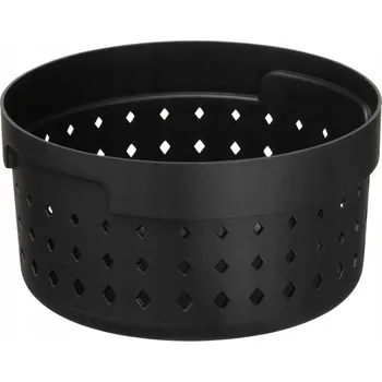 Úložný box Košík, organizér, úložný box kulatý SEOUL S Czarny