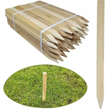 Obraz Geodetický kolík SEREDA dřevěný 40 cm, 25 mm, 50 ks