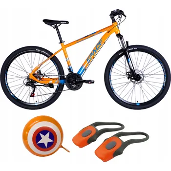 Horské kolo Horské kolo MTB Velotrade Mercury, rám 16 palců, kola 29", oranžové