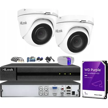 Bezpečnostní kamera Sada pro domácí monitoring 2 kamery 5MPx venkovní s online náhledem HiLook