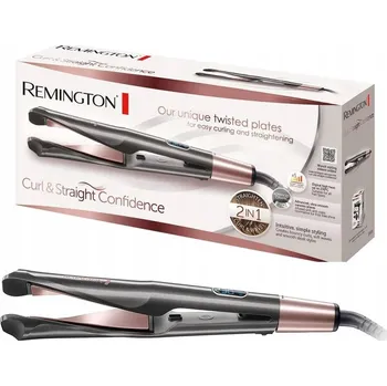Žehlička na vlasy Žehlička Na Vlasy Remington ŽEHLIČKA NA VLASY + KULMA REMINGTON Curl&Straight