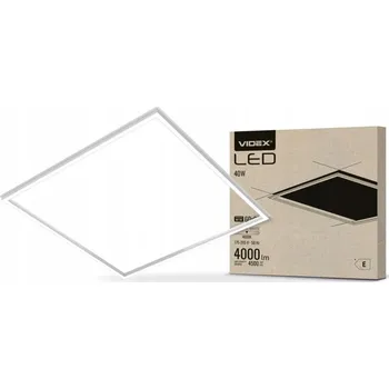 LED panel s rámem stropní svítidlo čtvercový stropní svítidlo Videx 40W 4000lm 60x60 cm