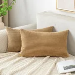 Povlak na polštář EMEMA 30x50 cm manšestrové povlaky na polštáře dekorativní polštář polštář na