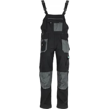 Pracovní obuv STALCO Pracovní kalhoty s laclem Basic Line černé XXL