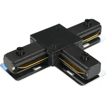 Bodové svítidlo Milagro Spojka T pro lištu Černá 1-okruhová v2.0 TRACK LIGHT 1 FÁZE v2.0